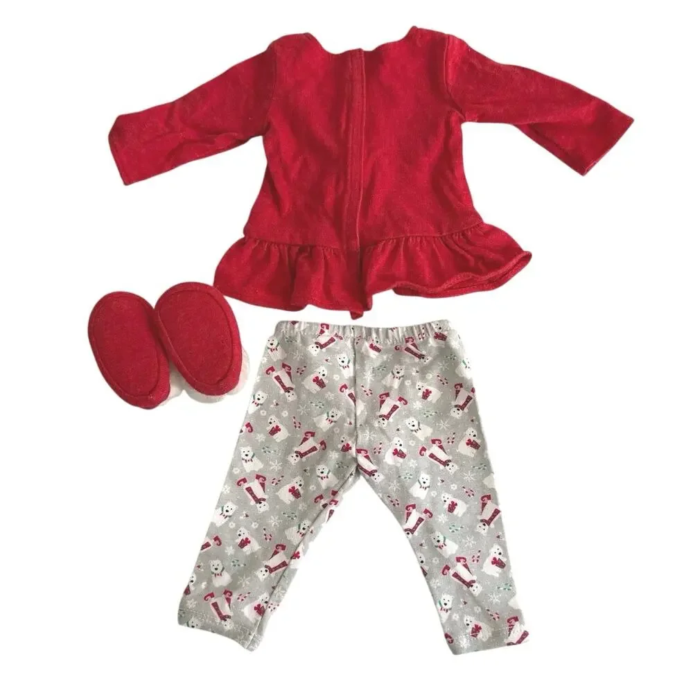 American Girl Playful polar bear pajamas for doll RETIRED doll not included